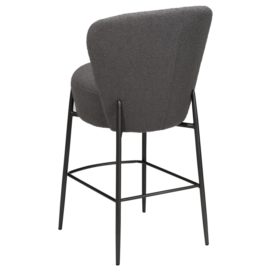 DAN-FORM ORBIT Bordskammel Stone RPES bouclé m. antikke tin ben