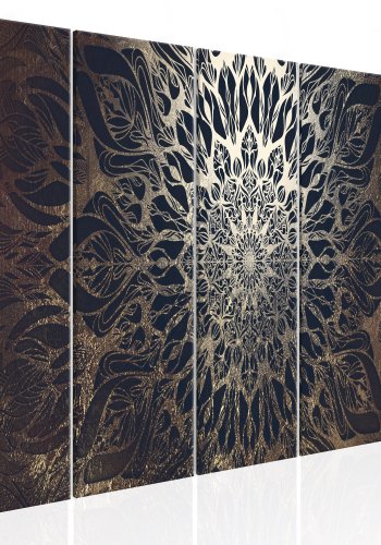 ARTGEIST billede, 5-delt - Hypnosis Brown Narrow - Flere strrelser