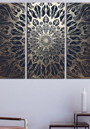 ARTGEIST billede, 5-delt - Hypnosis Brown Narrow - Flere strrelser