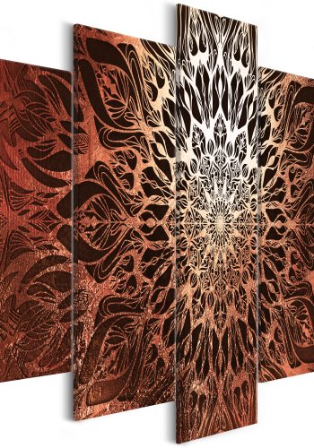 ARTGEIST billede, 5-delt - Hypnosis Orange Wide - Flere strrelser