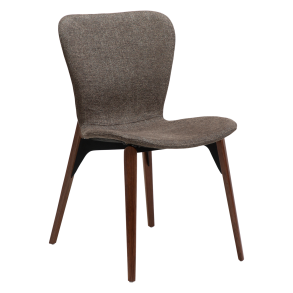 DANFORM Paragon spisebordsstol - Major brun boucléstof og valnd asketr