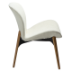 DAN-FORM PARAGON Lounge Chair Bone hvid bouclé stof m. egetrsben