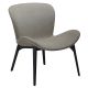 DAN-FORM PARAGON Lounge Chair Pebble earth bouclé stof m. ben af sortbejdset ask