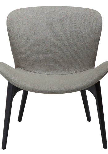 DAN-FORM PARAGON Lounge Chair Pebble earth bouclé stof m. ben af sortbejdset ask