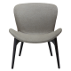 DAN-FORM PARAGON Lounge Chair Pebble earth bouclé stof m. ben af sortbejdset ask