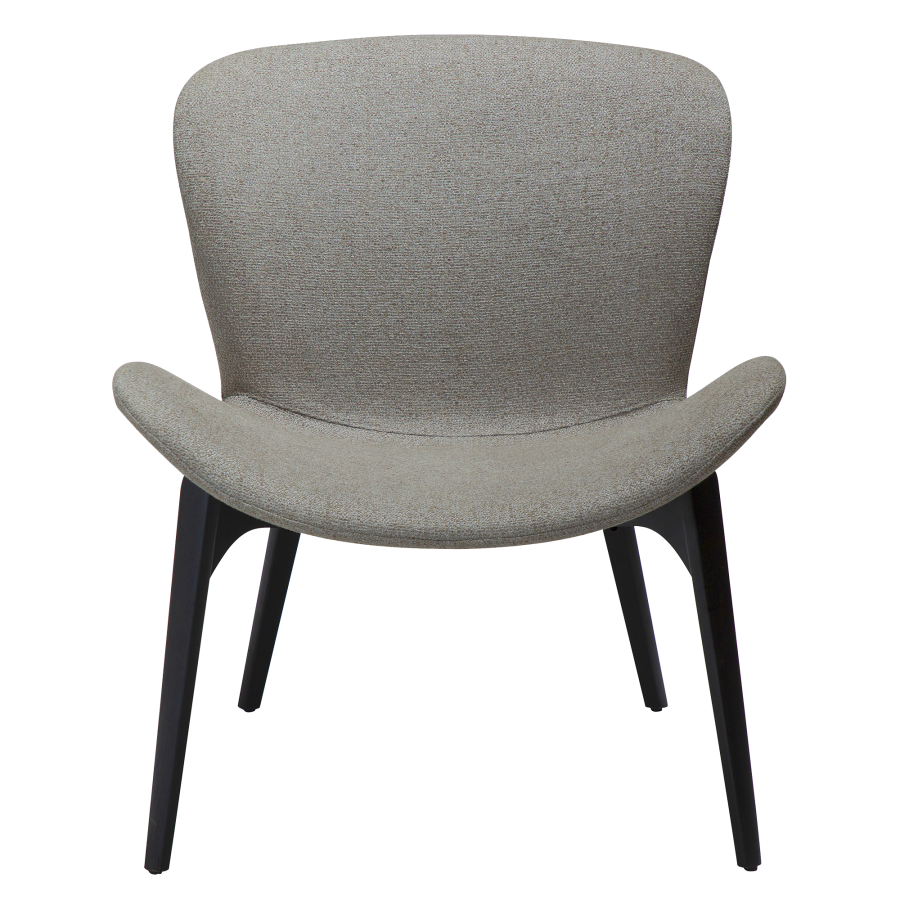 DAN-FORM PARAGON Lounge Chair Pebble earth bouclé stof m. ben af sortbejdset ask