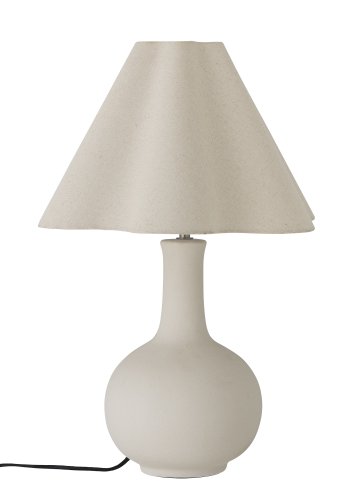 BLOOMINGVILLE Heide Bordlampe, Hvid, Stentj