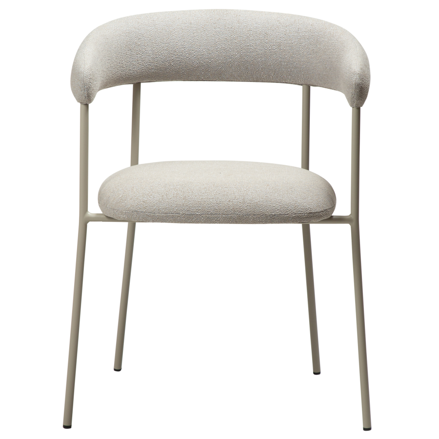 DAN-FORM Plenti lnestol - kashmir bouclé stof og kashmir stl