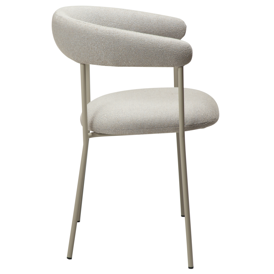 DAN-FORM Plenti lnestol - kashmir bouclé stof og kashmir stl