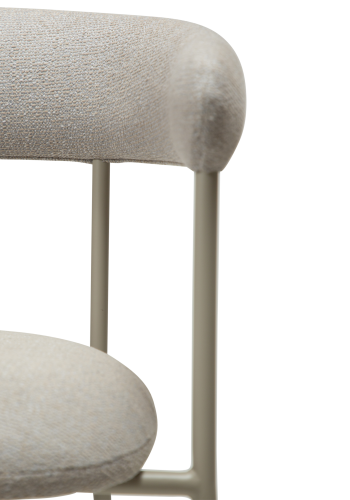 DAN-FORM Plenti lnestol - kashmir bouclé stof og kashmir stl