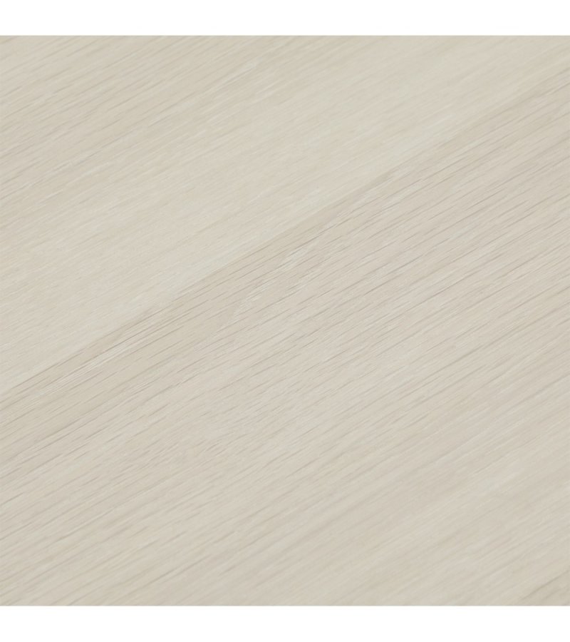 Porto Small vgskab, m. LED lys, 3 glaslger, 3 glashylder - hvidolieret egetrsfinér og egetr