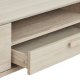Porto TV-bord, m. 2 lger, 1 skuffe, 2 hylder, 1 rum - hvidolieret egetrsfinér og tr (160x42)