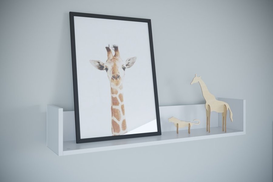 Victor vghylde - hvid spnplade og MDF (L:94)