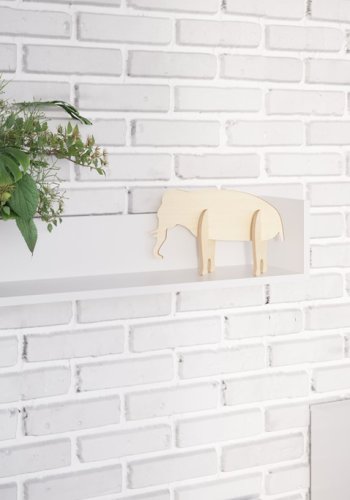 Victor vghylde - hvid spnplade og MDF (L:94)