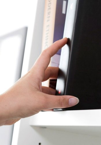 TVILUM Prima Kontorreol m. 4 hylder og 2 lger - Hvid