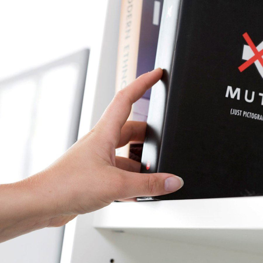 TVILUM Prima Kontorreol m. 4 hylder og 2 lger - Hvid