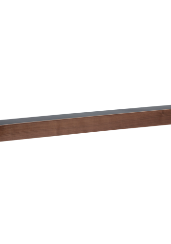 DANFORM Protopia vghylde, stor, m. 9 kroge - brun valndfinér og sort metal