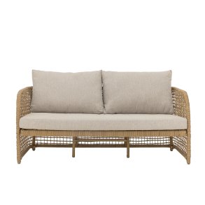 BLOOMINGVILLE Penzano udendrs sofa, m. armln og hynder - natur polyrattan
