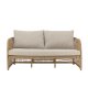 BLOOMINGVILLE Penzano udendrs sofa, m. armln og hynder - natur polyrattan