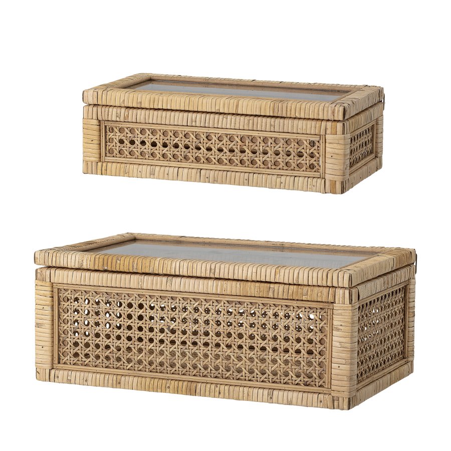 BLOOMINGVILLE Lally ske m/Lg, Natur, Rattan