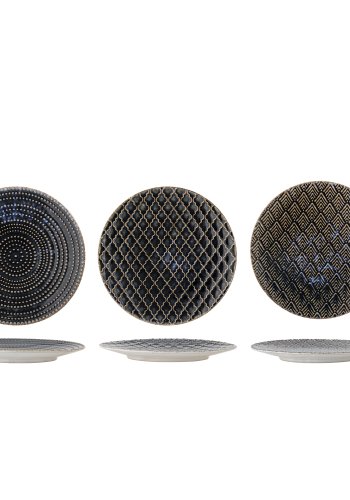 CREATIVE COLLECTION Elanor Tallerken, Bl, Stentj