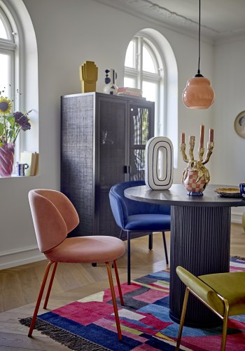 BLOOMINGVILLE Medusa Lysestage, Guld, Polyresin