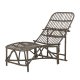 BLOOMINGVILLE Dione liggestol, m. justerbar rygln, foldbar - brun rattan