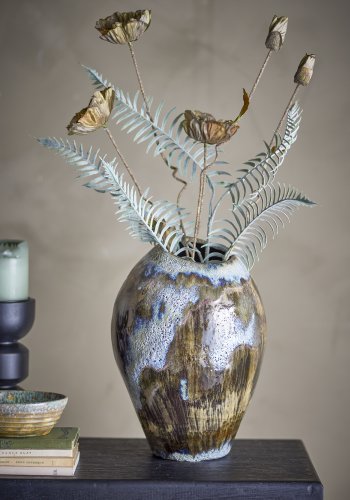 BLOOMINGVILLE Senja Vase, Brun, Stentj