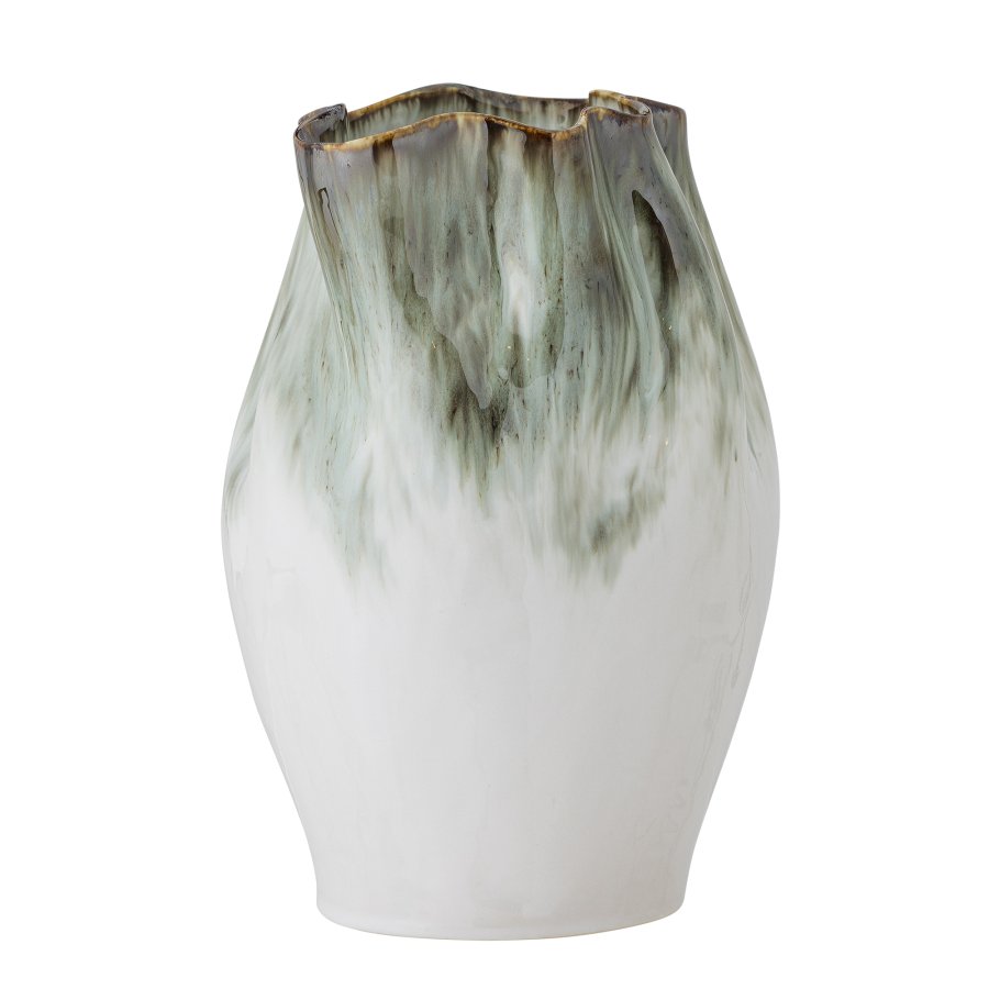 BLOOMINGVILLE Nisha Vase, Grn, Stentj