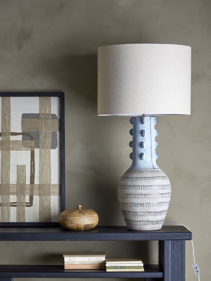 BLOOMINGVILLE Gadiela Gulvlampe, Bl, Stentj