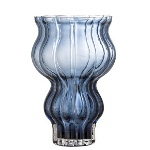BLOOMINGVILLE Zanna Vase, Bl, Glas