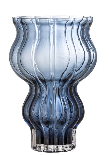 BLOOMINGVILLE Zanna Vase, Bl, Glas
