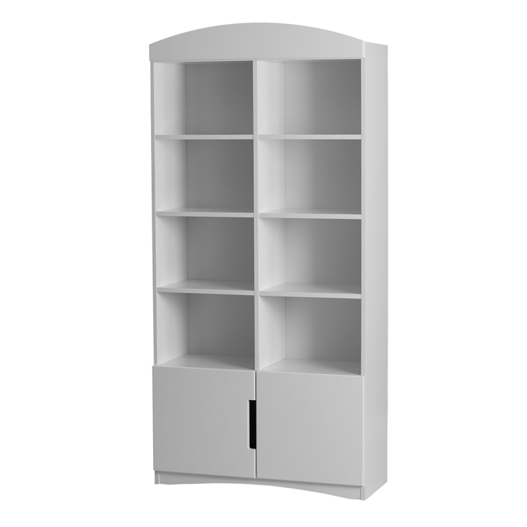 Classic brnereol, m. 2 lger - hvid laminat og MDF