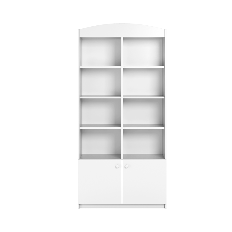 Babydreams brnereol, m. 2 lger og 8 hylder - hvid laminat