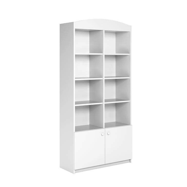 Babydreams brnereol, m. 2 lger og 8 hylder - hvid laminat