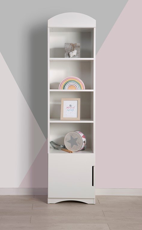 Classic brnereol, m. 1 lge - hvid laminat og MDF