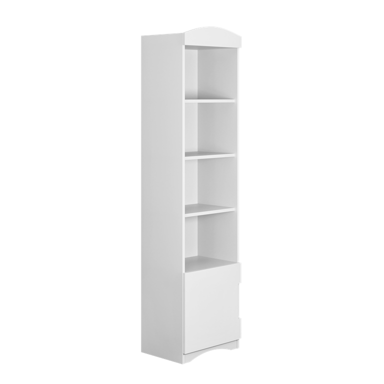 Classic brnereol, m. 1 lge - hvid laminat og MDF