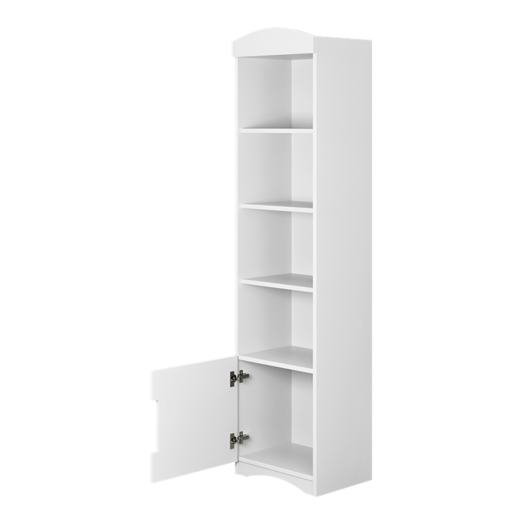 Classic brnereol, m. 1 lge - hvid laminat og MDF