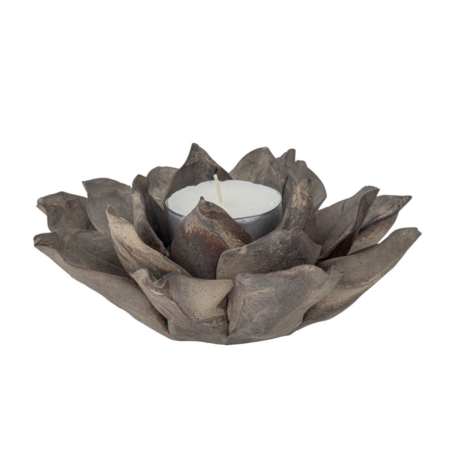 CREATIVE COLLECTION Eira Fyrfadsstage, Brun, Stentj