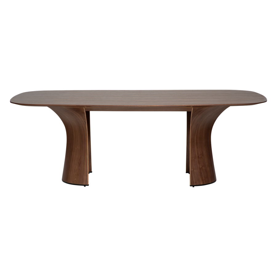 DANFORM Root spisebord, rektangulr - brun valndfinér (220x110)