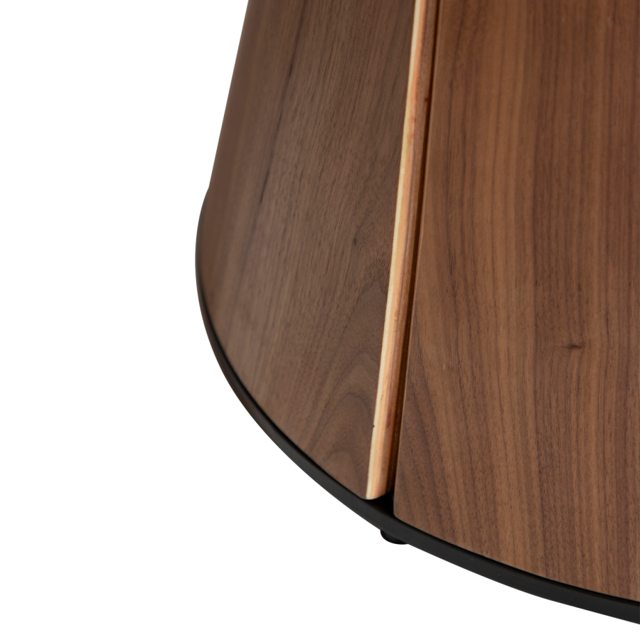 DANFORM Root spisebord, rektangulr - brun valndfinér (220x110)