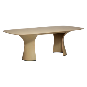 DANFORM Root spisebord, rektangulr - hvidkalket egetrsfinér (220x110)