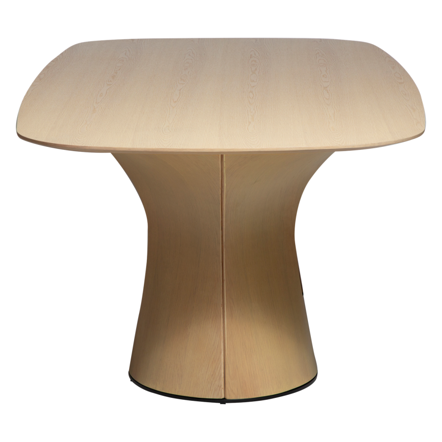 DANFORM Root spisebord, rektangulr - hvidkalket egetrsfinér (220x110)