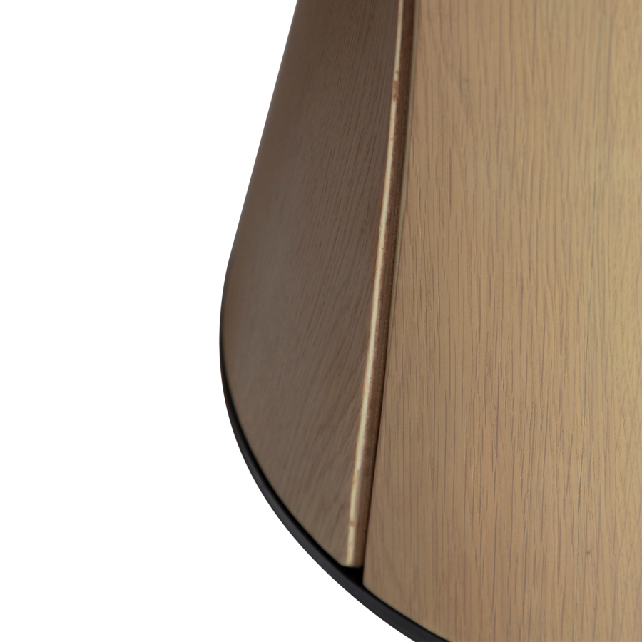 DANFORM Root spisebord, rektangulr - hvidkalket egetrsfinér (220x110)