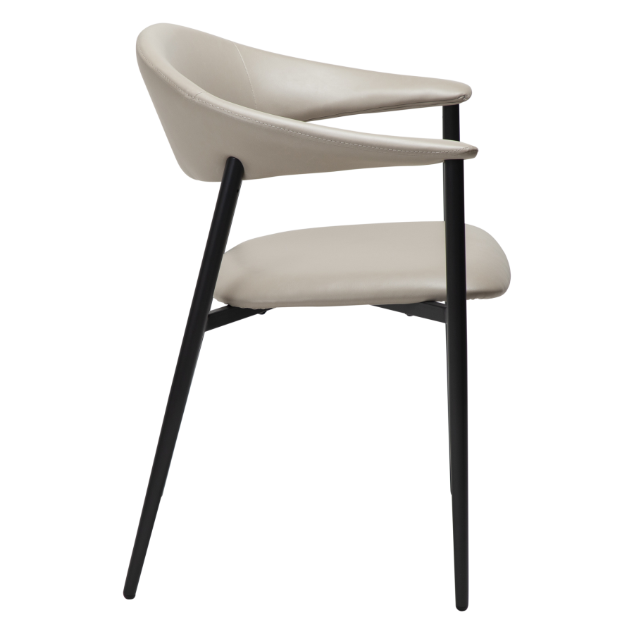 DAN-FORM ROVER Lnestol Cashmere art. lder med sorte ben