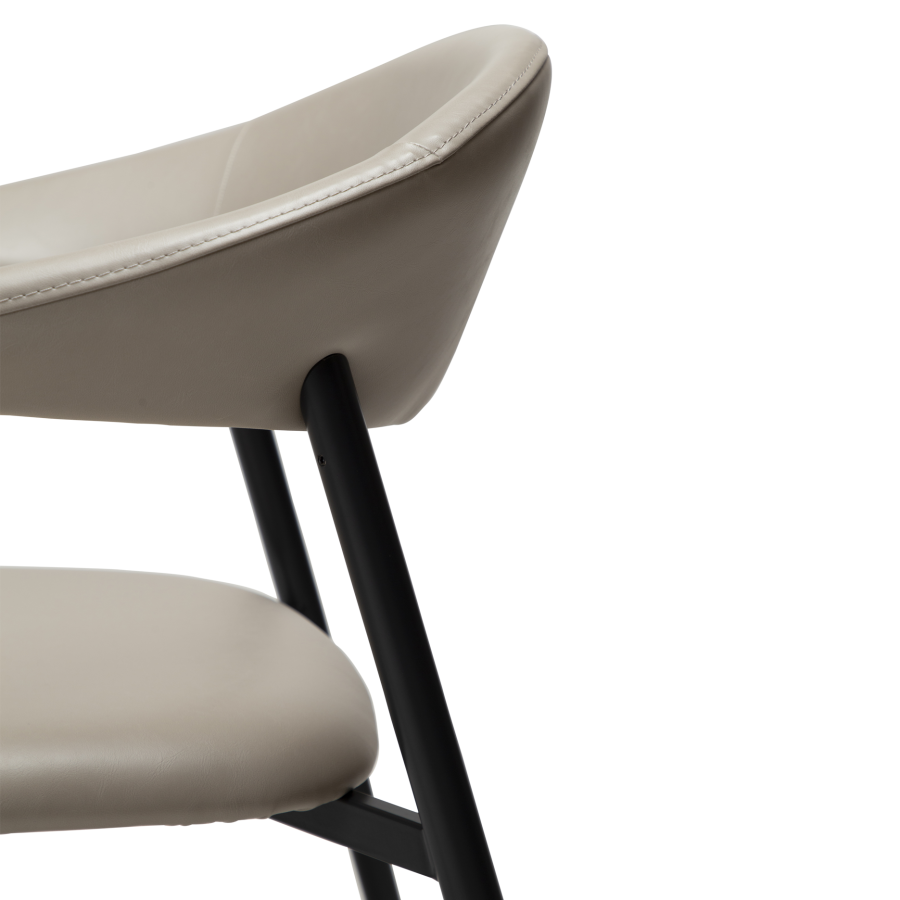 DAN-FORM ROVER Lnestol Cashmere art. lder med sorte ben