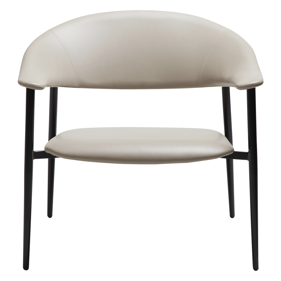 DAN-FORM ROVER Lounge Chair Cashmere art. lder med sorte ben