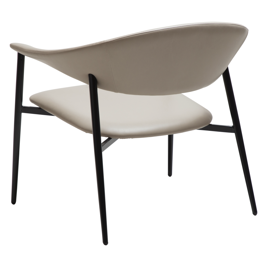 DAN-FORM ROVER Lounge Chair Cashmere art. lder med sorte ben