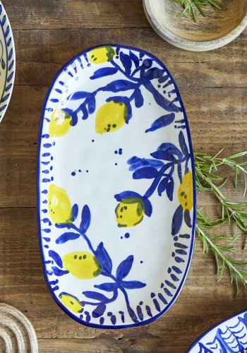 CREATIVE COLLECTION Maxima Serveringsfad, Bl, Stentj