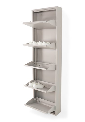 SPINDER DESIGN BILLY 5 skoskab, m. 5 lger - silky taupe stl